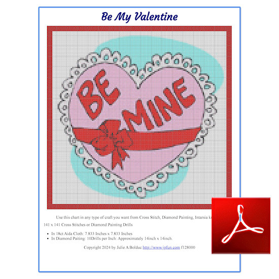 Be Mine Stitch Chart