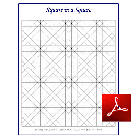 Square in a Square Coloring Page