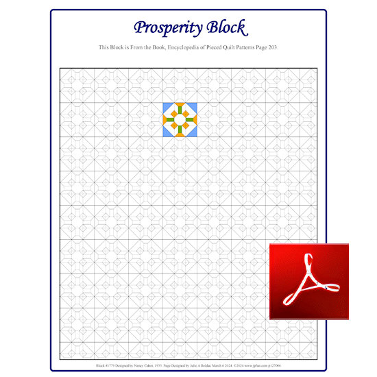 Prosperity Block Coloring Page