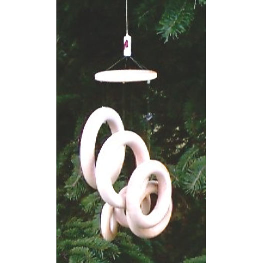 Wooden Rings Wind Chimes