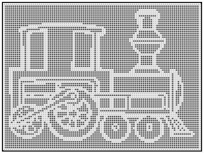 Choo Choo Train Filet Doily