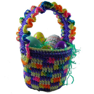 Ruffled Easter Basket