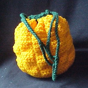 Pumpkin Drawstring Bag