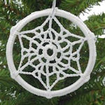 Winters Coming Snowflake Sun Catcher