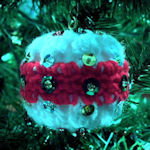 Sequined Ball Ornament