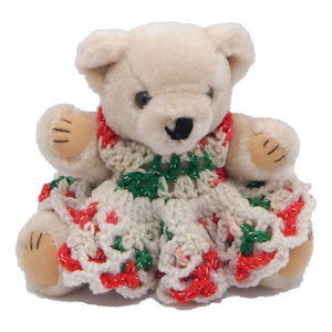 Teddy Bear Christmas Dress