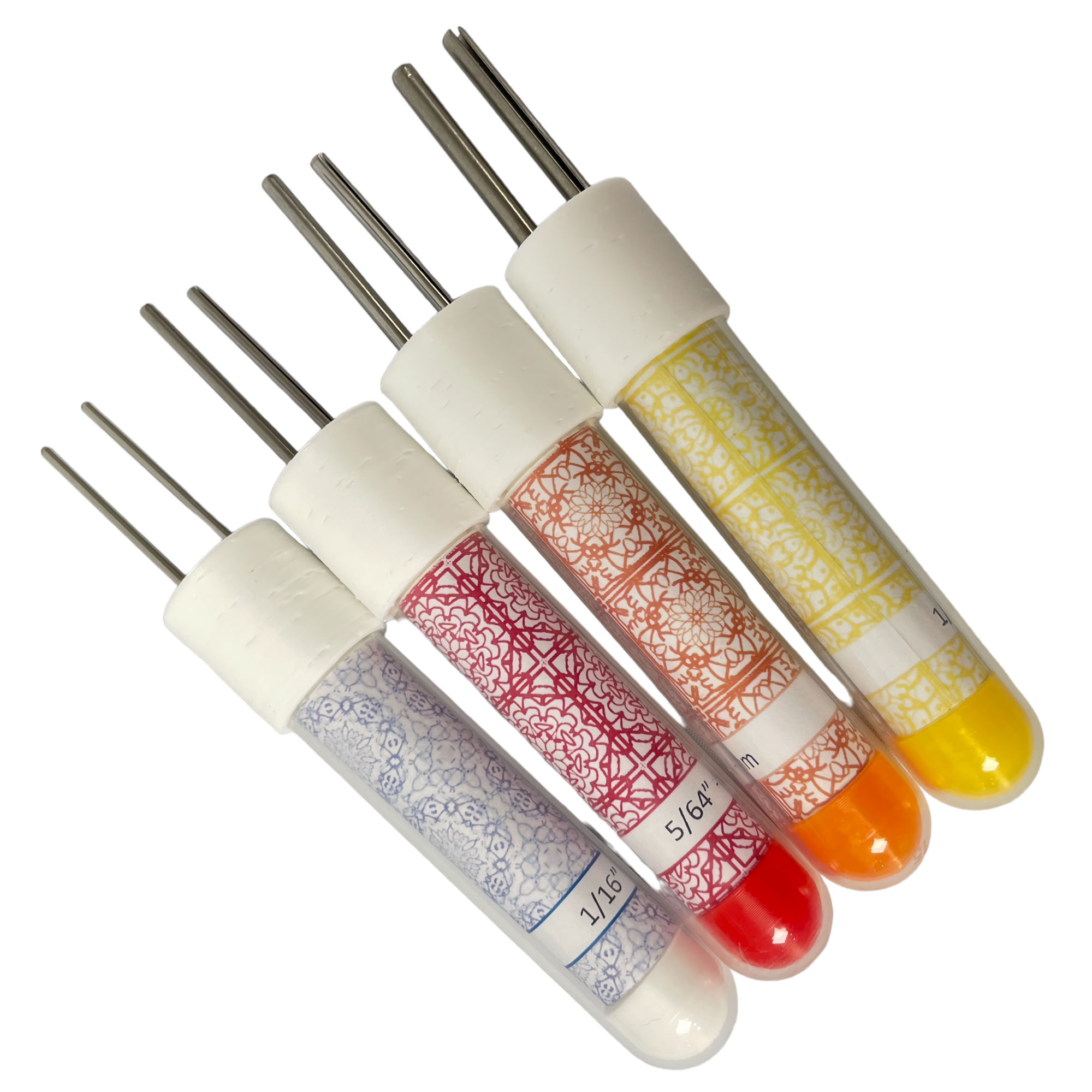 Set of 4 Double Hole Paper Bead Rollers