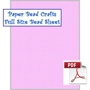 Pink Texture Bead Sheet