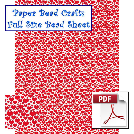 Hearts Galore Bead Sheet