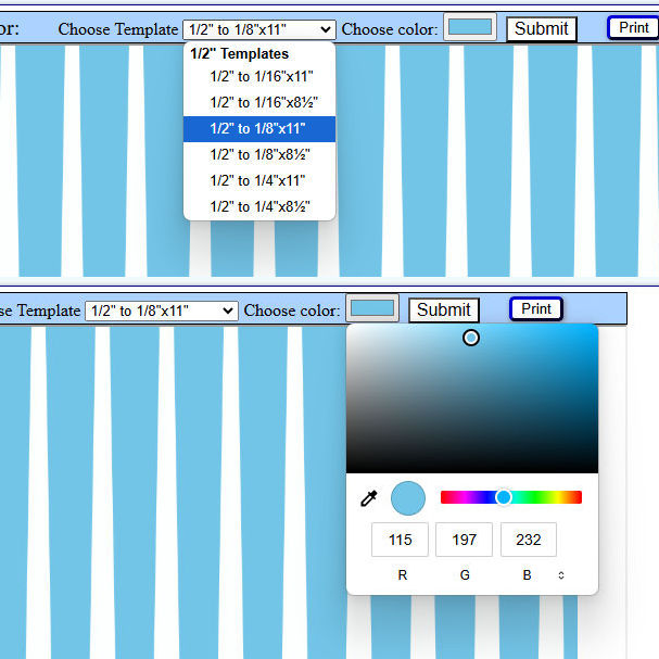 Color Template Generator