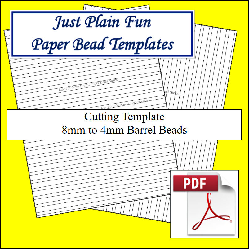 Templates 8mm to 4mm Strips