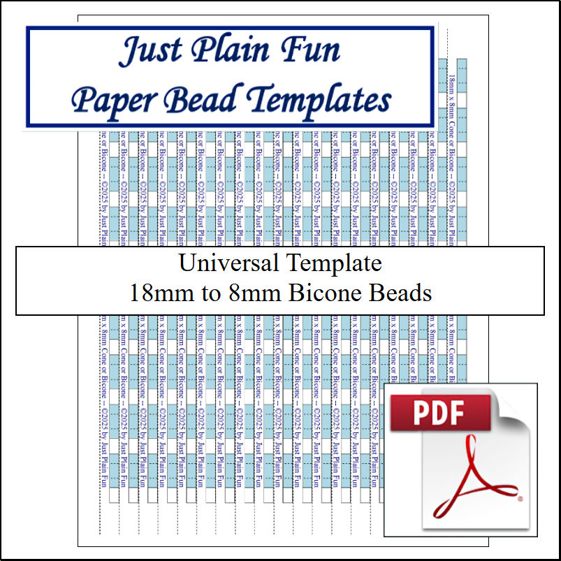 Templates 18mm to 8mm Strips