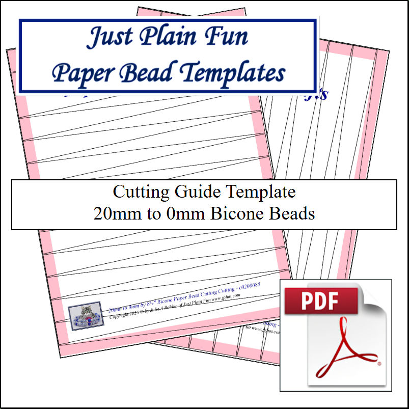 Templates 20mm to 0mm Strips