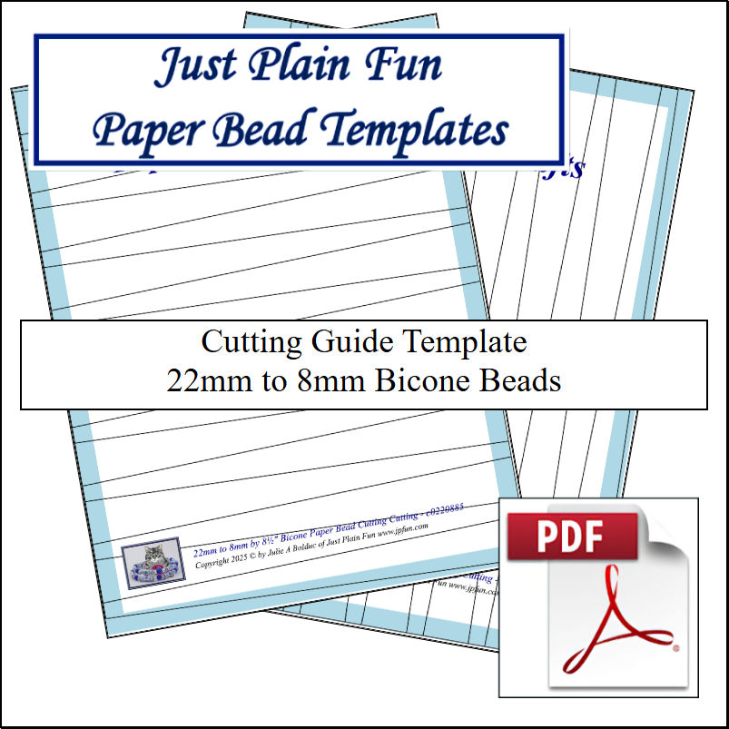 Templates 22mm to 8mm Strips