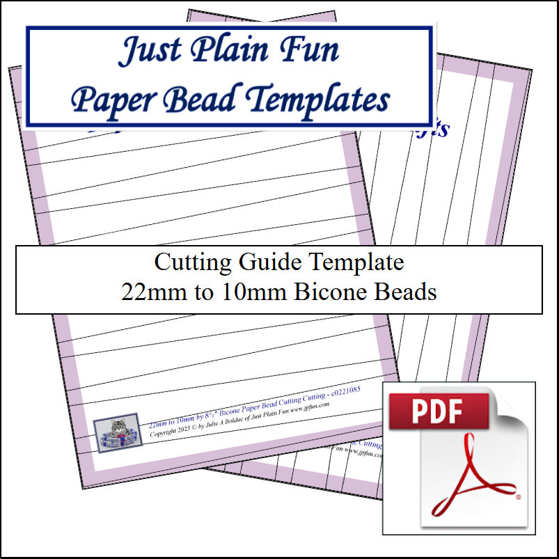 Templates 22mm to 10mm Strips