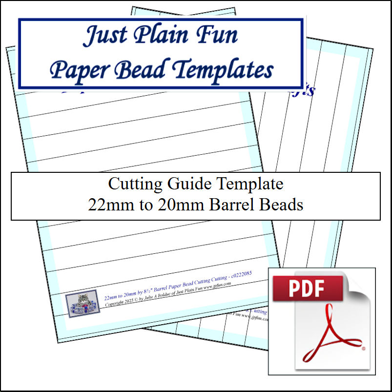 Templates 22mm to 20mm Strips