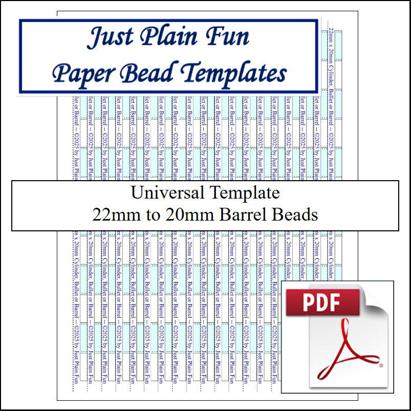 Templates 22mm to 20mm Strips