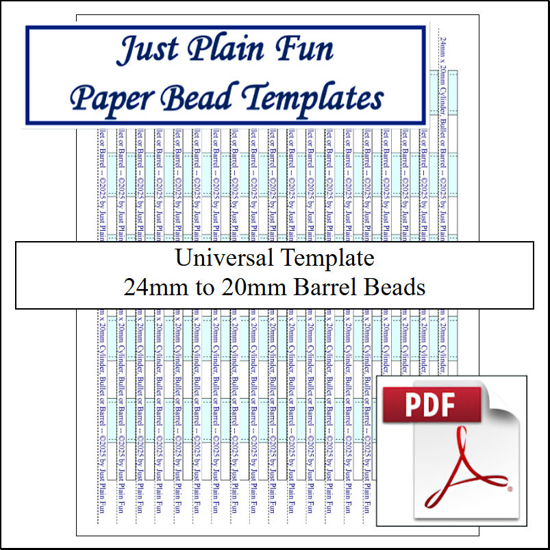 Templates 24mm to 20mm Strips