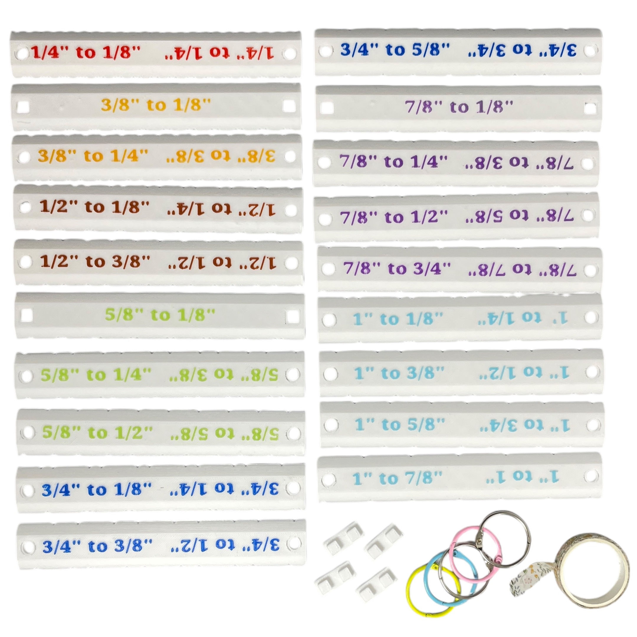 Paper Bead Marking Rulers