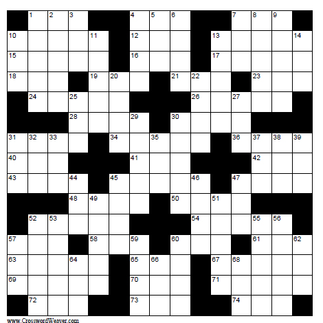 Generic Crossword Puzzle 1