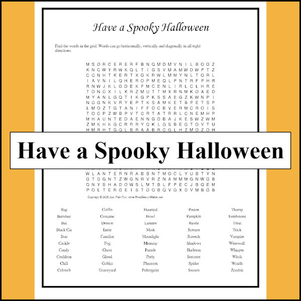 Have a Spooky Halloween