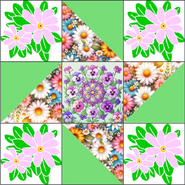 Frienship Star Block Decorated