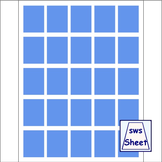 US Letter Scaled Stickers