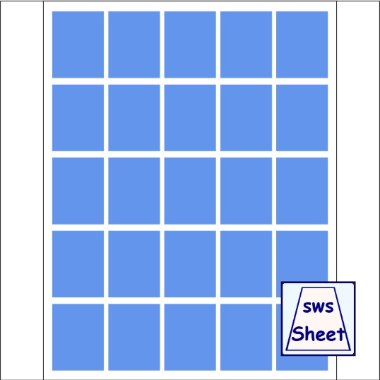 US Letter Scaled Stickers