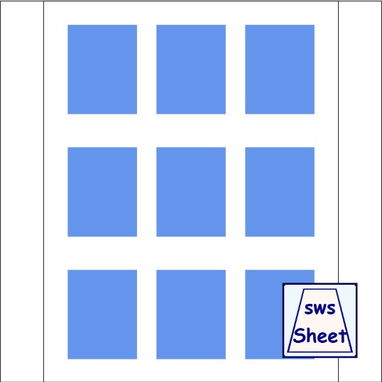 US Letter Scaled Stickers