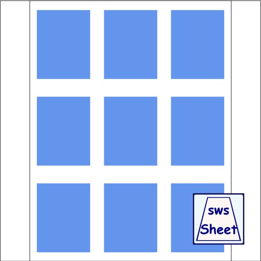 US Letter Scaled Stickers
