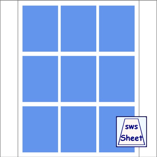 US Letter Scaled Stickers