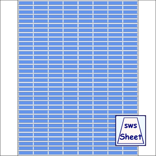 1/4-1/4x8.5in - Wrap Size: 1in