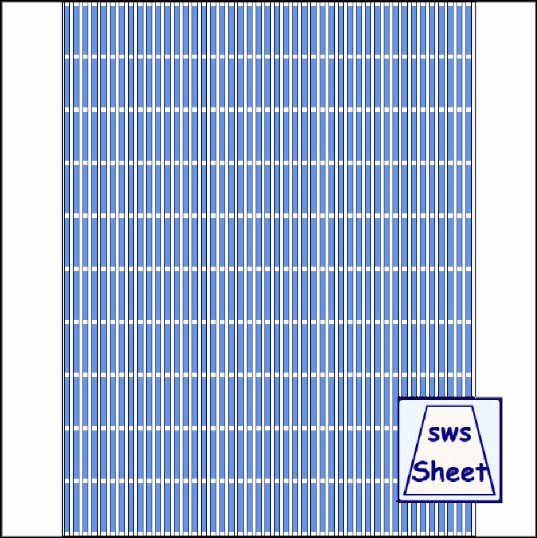  1/8-1/8x11in - Wrap Size: 1in