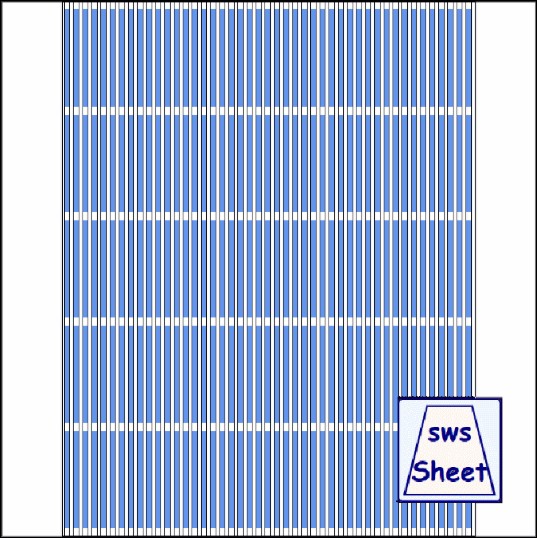  1/8-1/8x11in - Wrap Size: 2in