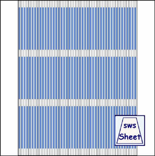  1/8-1/8x11in - Wrap Size: 3in