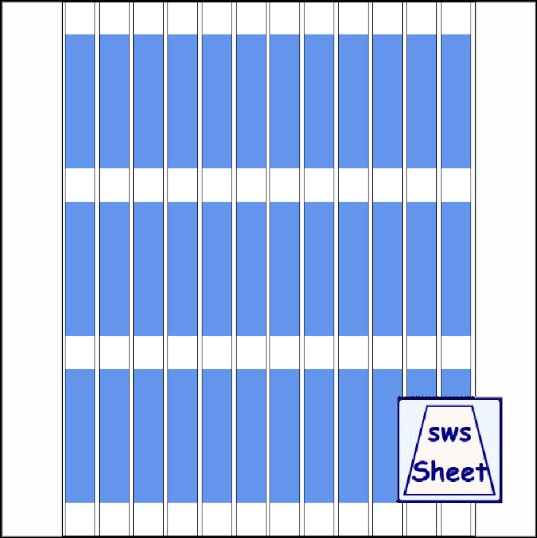  5/8-5/8x11in - Wrap Size: 2-3/4in
